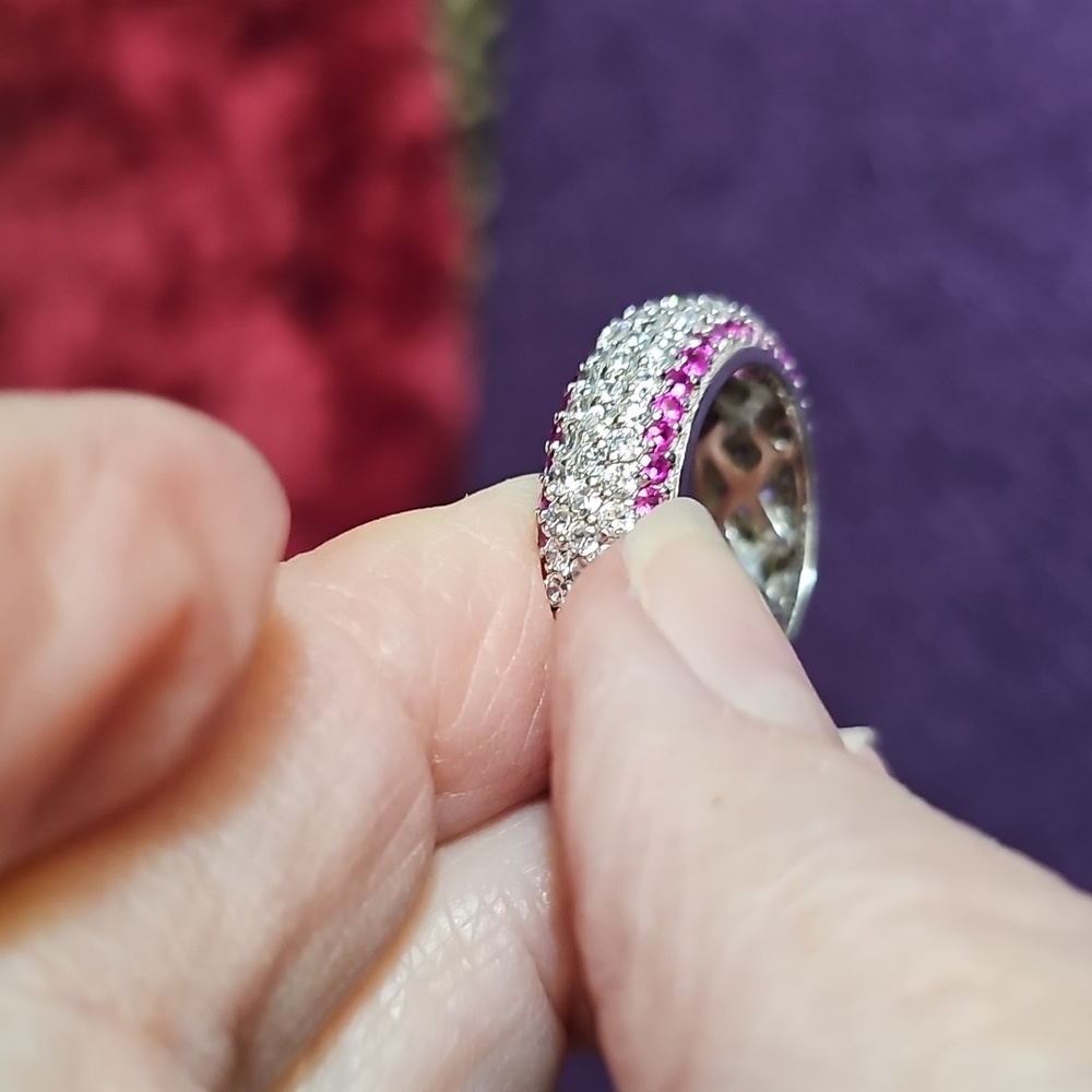 Victoria Wieck Eternity Ring Size 7 - Picture 5 of 6